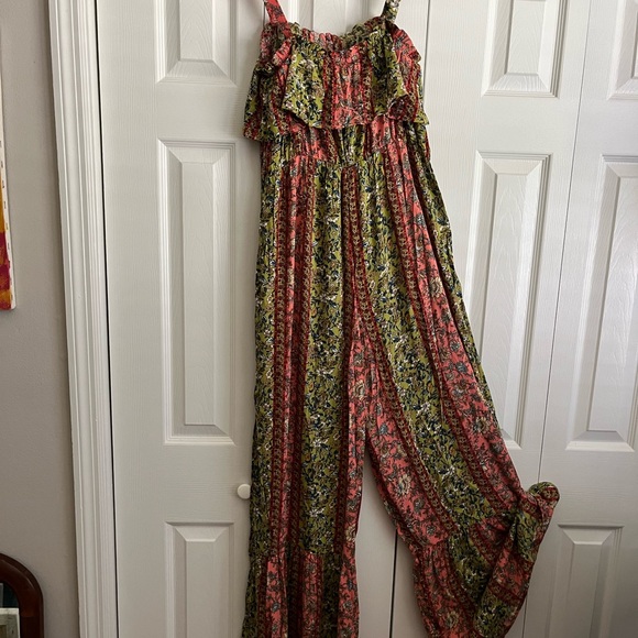 Colorful Summer Romper size Large - Picture 3 of 4